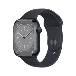 Acheter Apple Watch Series 8 GPS 45 mm - Boîtier Aluminium Minuit - Bracelet Sport Minuit en plusieurs fois ou 24 fois - gara...