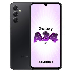 Acheter Galaxy A34 5G 128 Go Noir en plusieurs fois ou 24 fois - garantie 2 ans