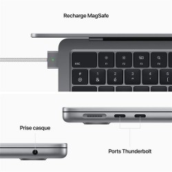 Acheter MacBook Air 13" M2 8 Go RAM 256 Go SSD Gris Sidéral en plusieurs fois ou 24 fois - garantie 2 ans