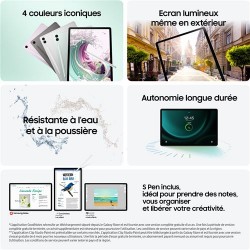 Acheter Galaxy Tab S9 FE 5G 256 Go Anthracite en paiement plusieurs fois - de 3 à 36 fois !