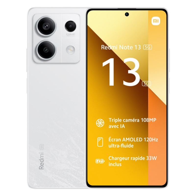 Besoin d’un nouveau Xiaomi Redmi Note 13 5G 256 Go Blanc - Acheter un Xiaomi neuf en plusieurs fois sur wedealee