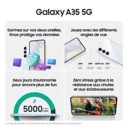 Smartphone Samsung Galaxy A35 5G 128 Go Jaune en paiement plusieurs fois sur Wedealee.com