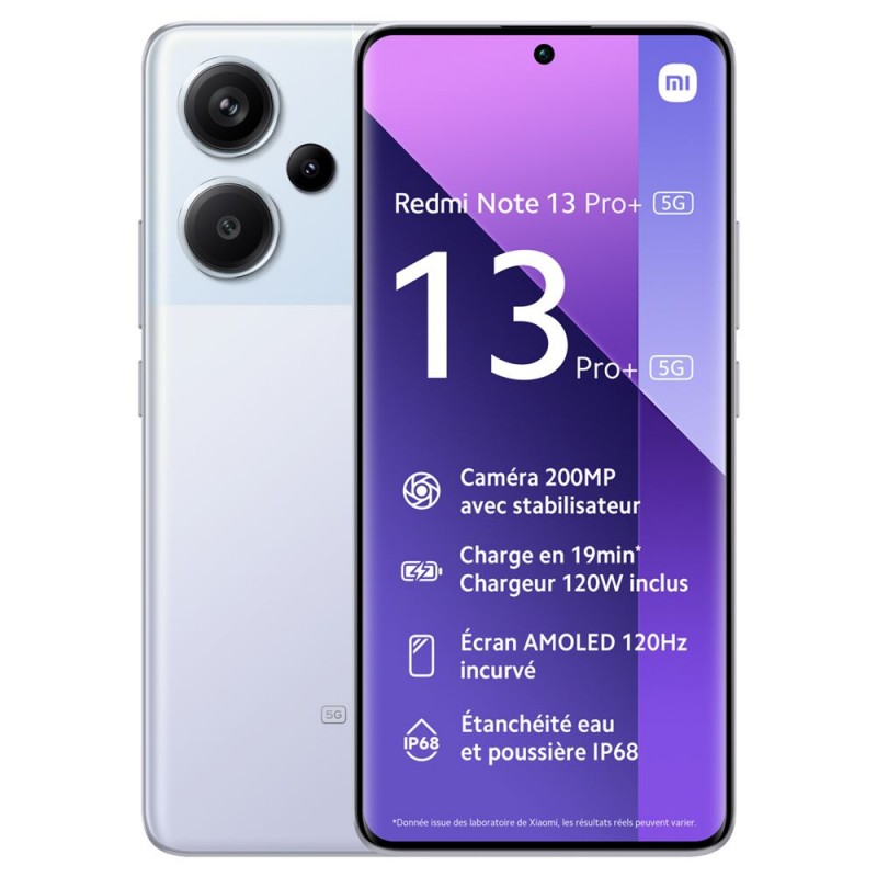 Besoin d’un nouveau Xiaomi Redmi Note 13 Pro+ 5G 256 Go Violet - Acheter un Xiaomi neuf en plusieurs fois sur wedealee