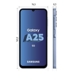Smartphone Samsung Galaxy A25 5G 256 Go Bleu en paiement plusieurs fois sur Wedealee.com