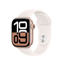 Besoin d’une nouvelle Apple Watch Series 10 GPS 42 mm - Boîtier Aluminium Rose Gold - Bracelet Sport Rose Tendre M/L - payez ...