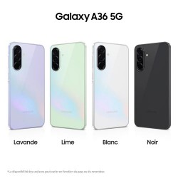 Smartphone Samsung Galaxy A36 5G 256 Go Lime en paiement plusieurs fois sur Wedealee.com