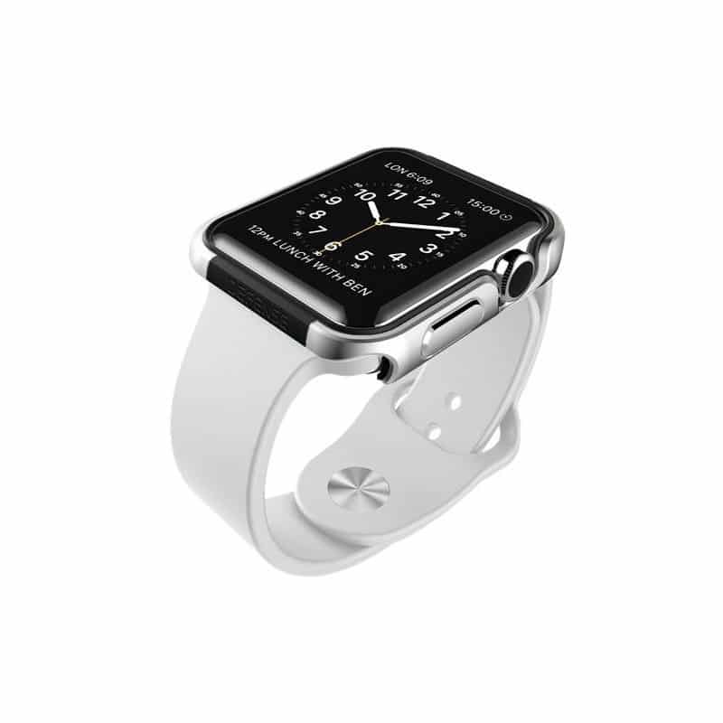 Acheter Defense Edge Argent pour Apple Watch 1/2/3 (38mm) en plusieurs fois ou 24 fois - garantie 2 ans