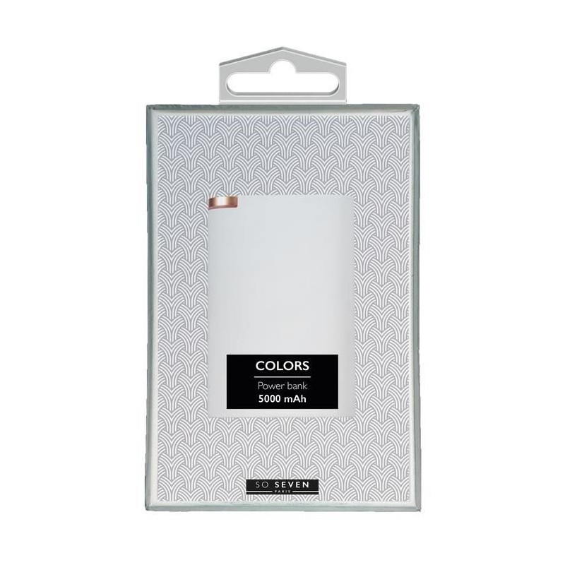Acheter un Batterie Externe 5400mAh Blanche Or Rose So Seven - neuf - paiement plusieurs fois Acheter un Batterie Externe 5400mAh Blanche Or Rose So Seven - neuf - paiement plusieurs fois