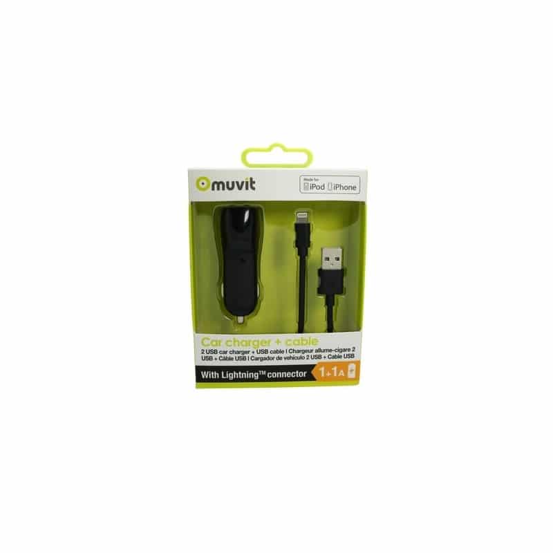 Acheter un Pack Chargeur Allume Cigare 2 USB et Câble Lightning - neuf - paiement plusieurs fois Acheter un Pack Chargeur Allume Cigare 2 USB et Câble Lightning - neuf - paiement plusieurs fois